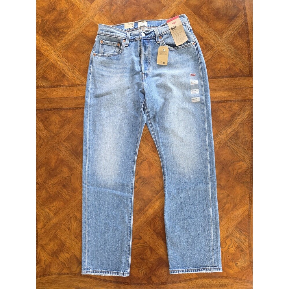 Levi's Women's 501 Curve Straight Leg Stretch Jeans - Play On Ref - 30 X 30 -NEW